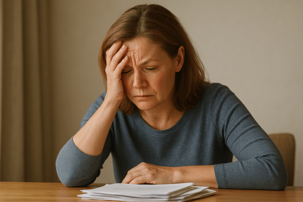 The weight of worry